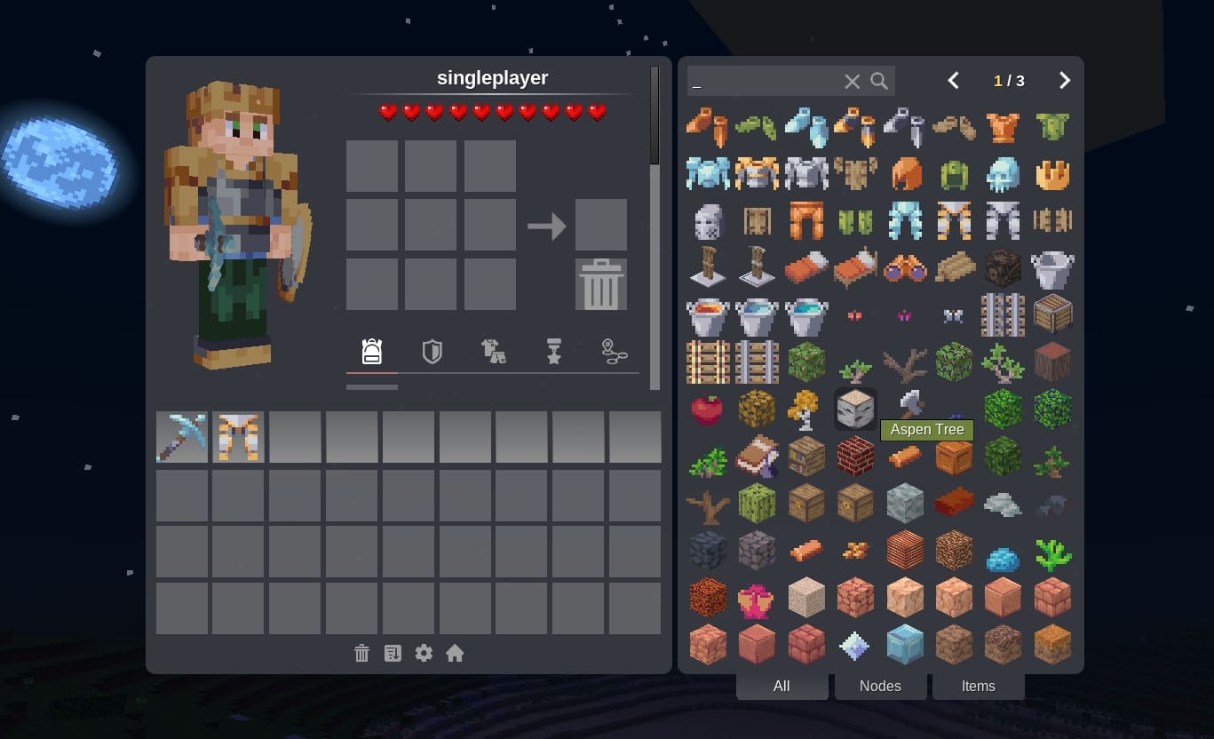 Veloren is an action RPG in voxels, not a crafting sandbox