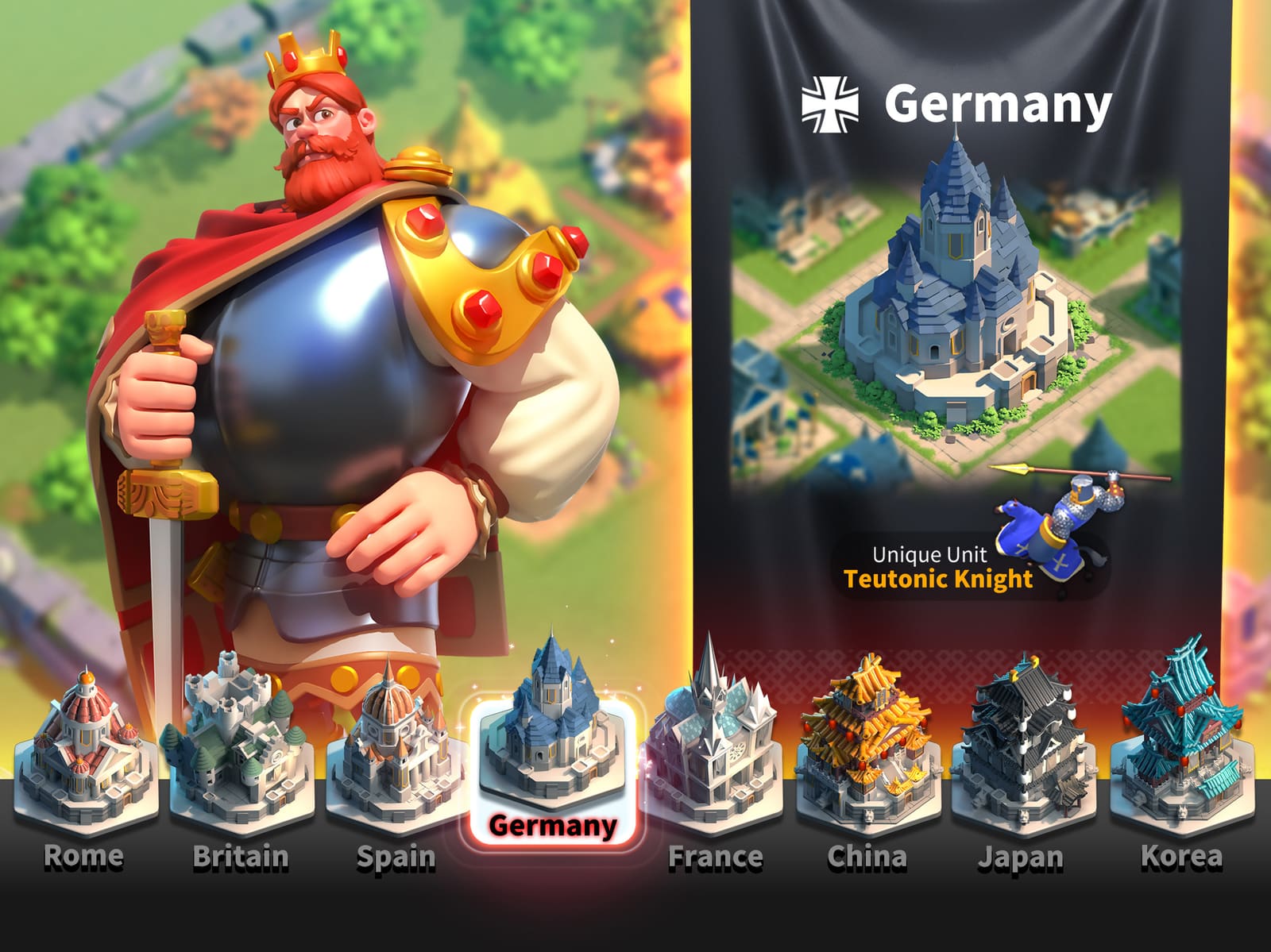 Rise of Kingdoms commander talent tree with points spread across three branches