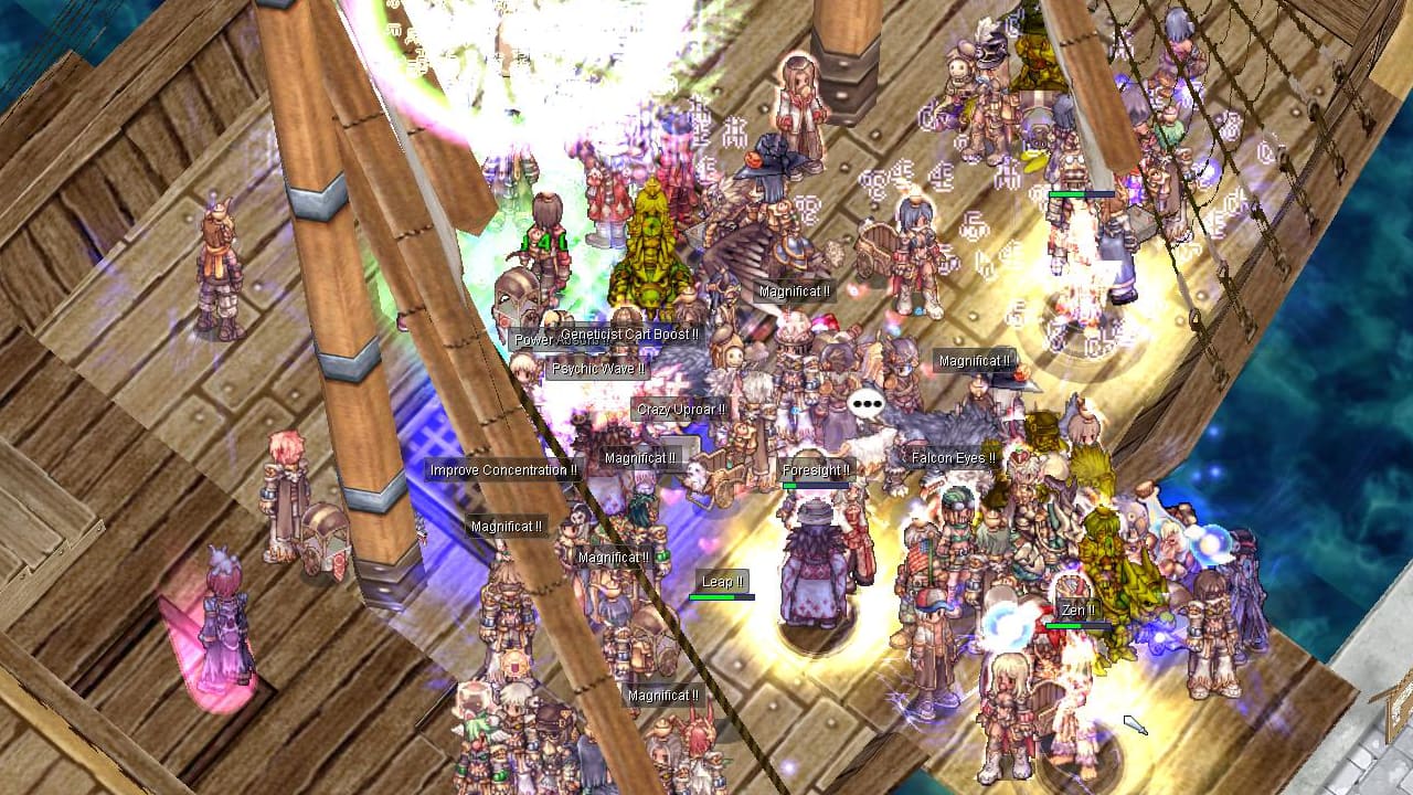 A decade-old laptop runs this fine — right up until Prontera fills.