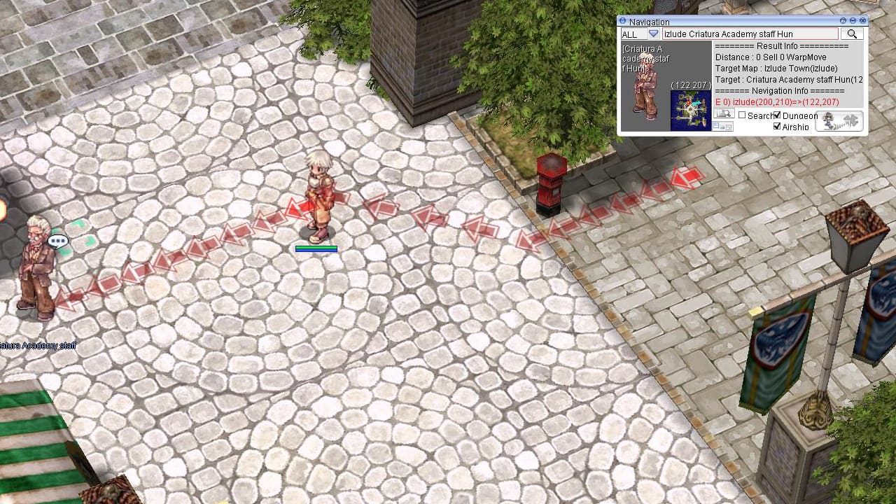 Ragnarok Online in-game view of Prontera, the central city where most players start