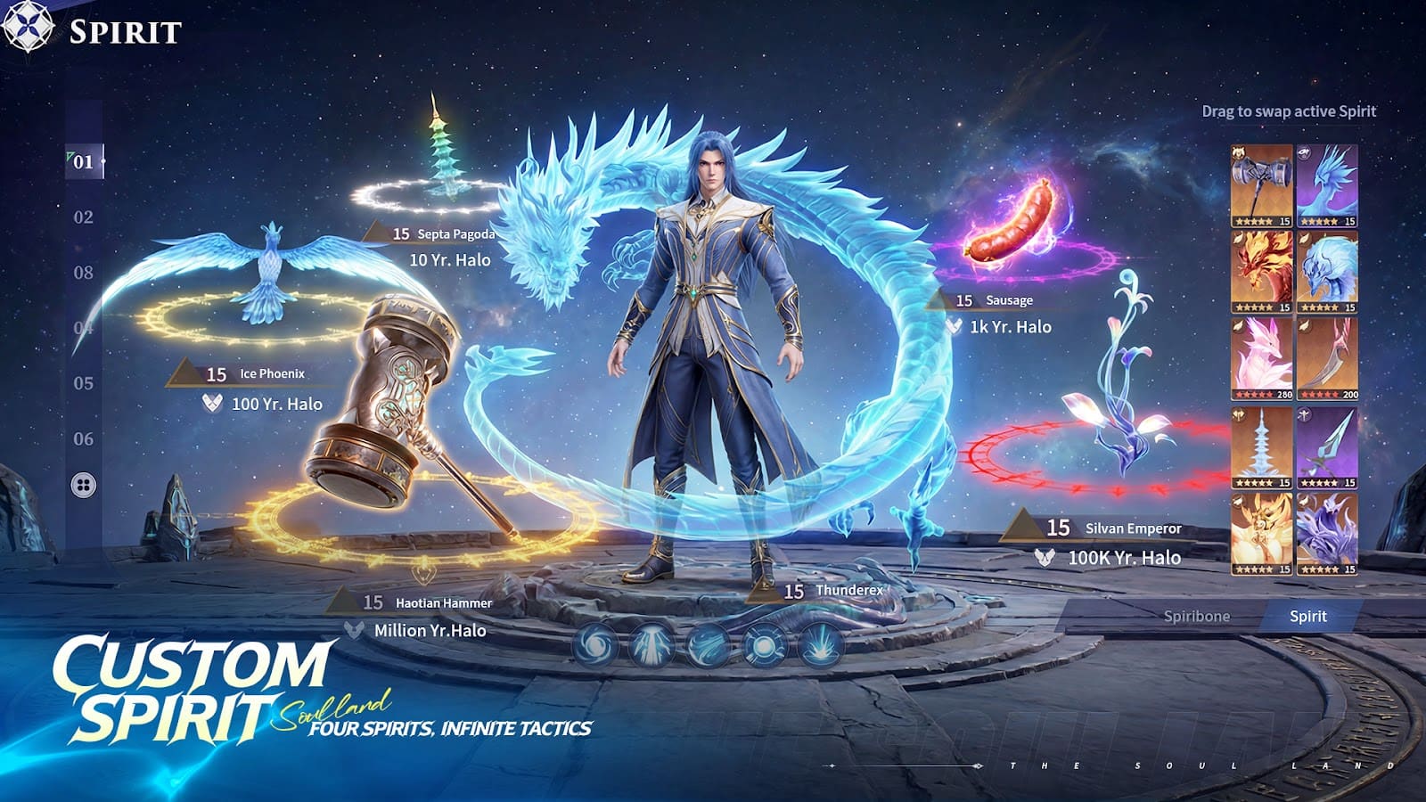Omni Soul Cards awaken through Divine Stones for Omni Attributes